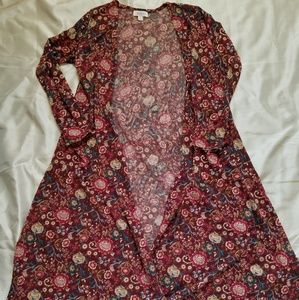 Lularoe s floral sarah cardigan